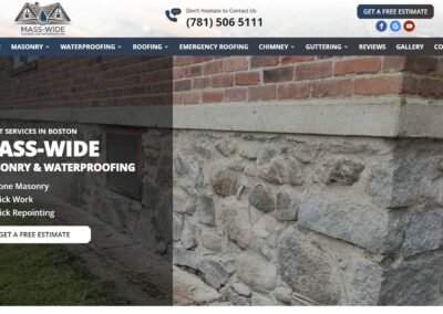 Mass-Wide Masonry & Waterproofing